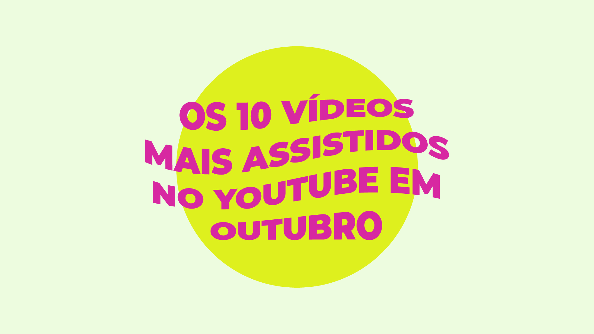 comemora 10 anos. Confira a lista dos 10 vídeos mais assistidos no  Brasil – ID